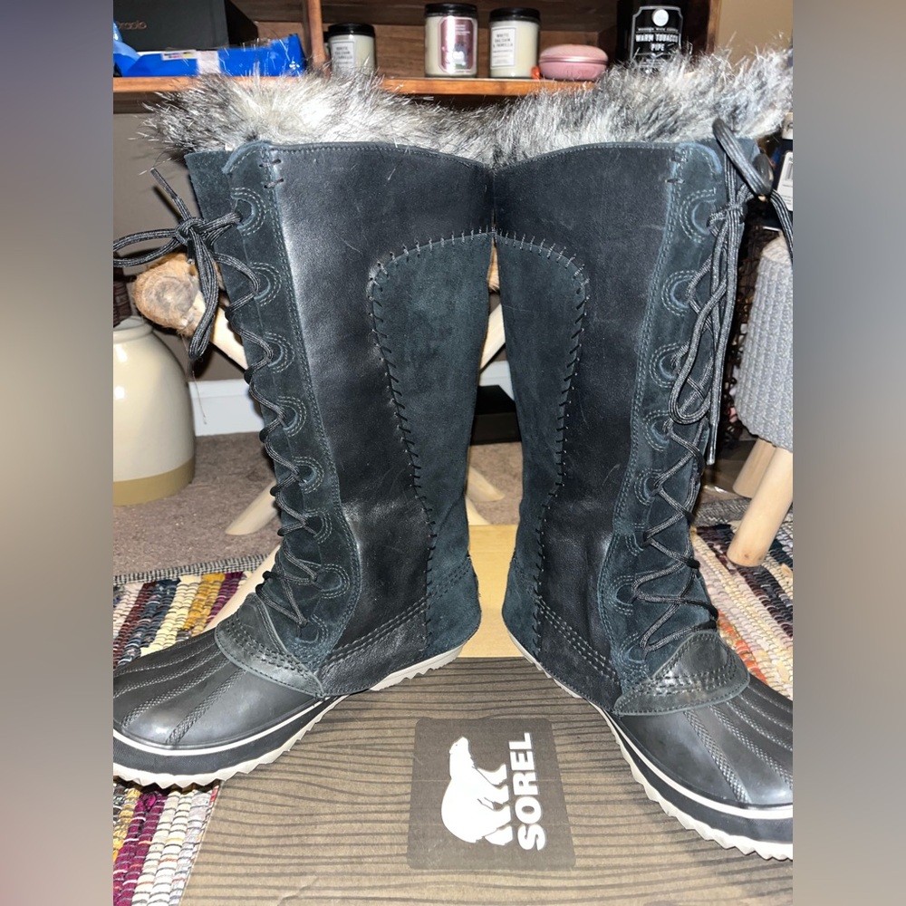 Sorel Cate the Great snow boot W size 9 gently used - Picture 7 of 14